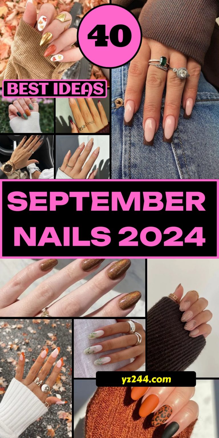 40 Breathtaking September Nails Designs You ll Love in 2024 Yz244