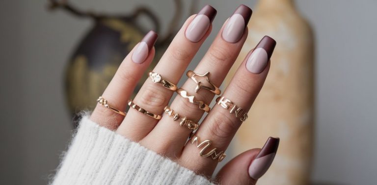 30 Beautiful Brown Winter Nails Designs for…