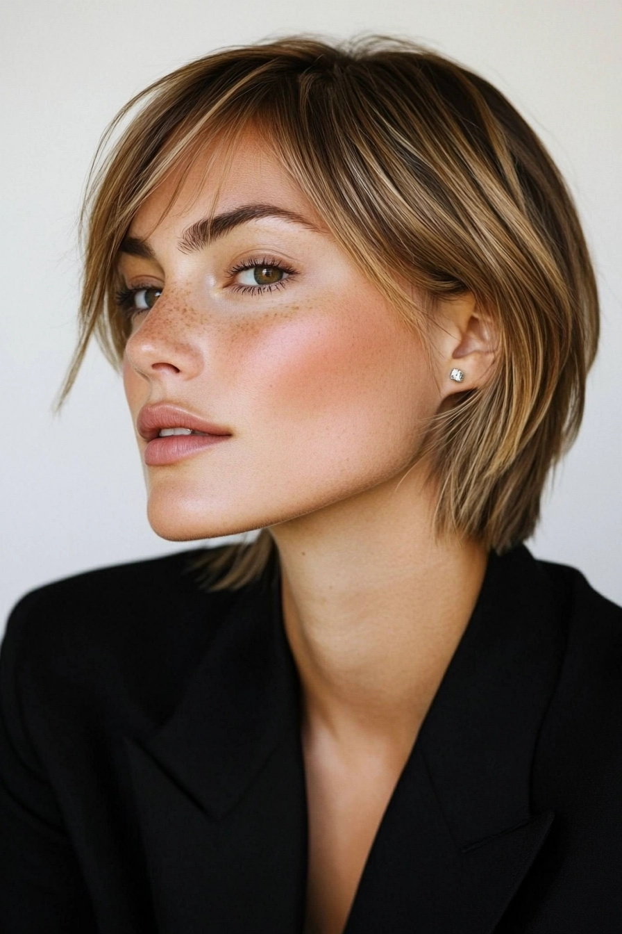 27 Cute and Fashionable Haircuts for Round Faces Trending Designs for