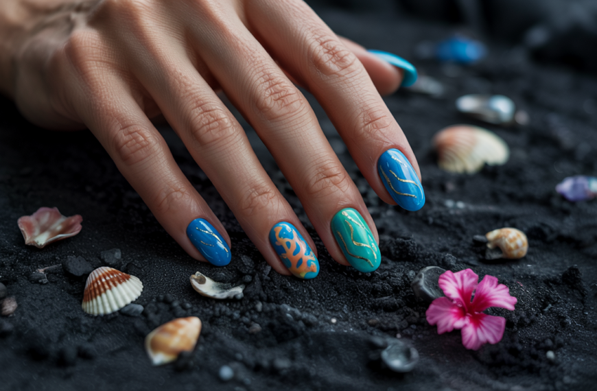 Oceanside Dreams: Beach Nail Designs for…