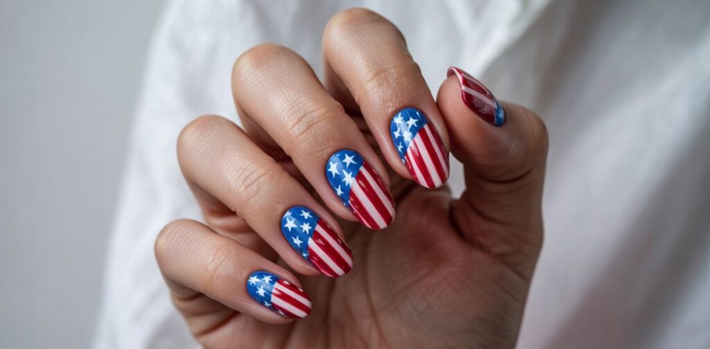 Patriotic Perfection: American Flag Nail Designs That’ll Make Your Heart Sing