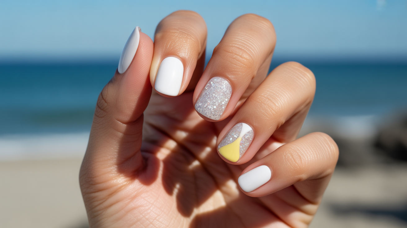 White Summer Nails: Effortless Elegance for Summer 2025